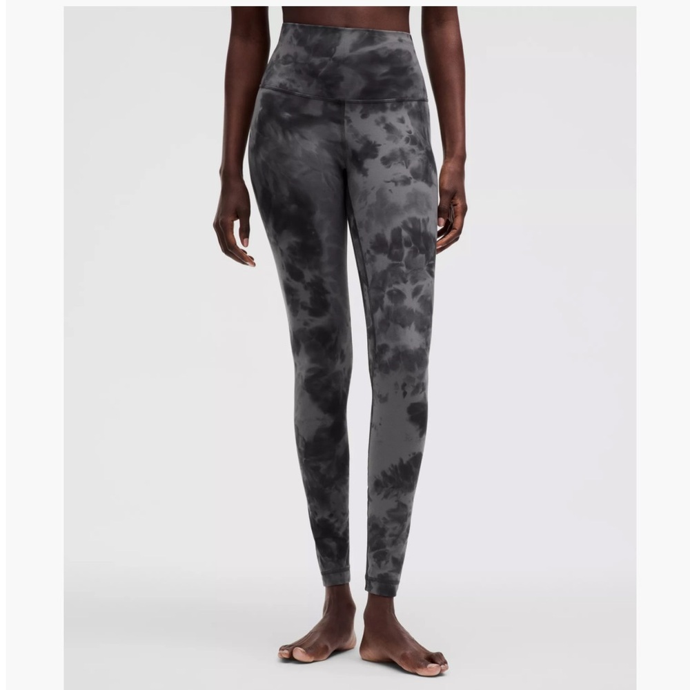 Lululemon Athletica Gray Leggings High-Waisted Stretchy